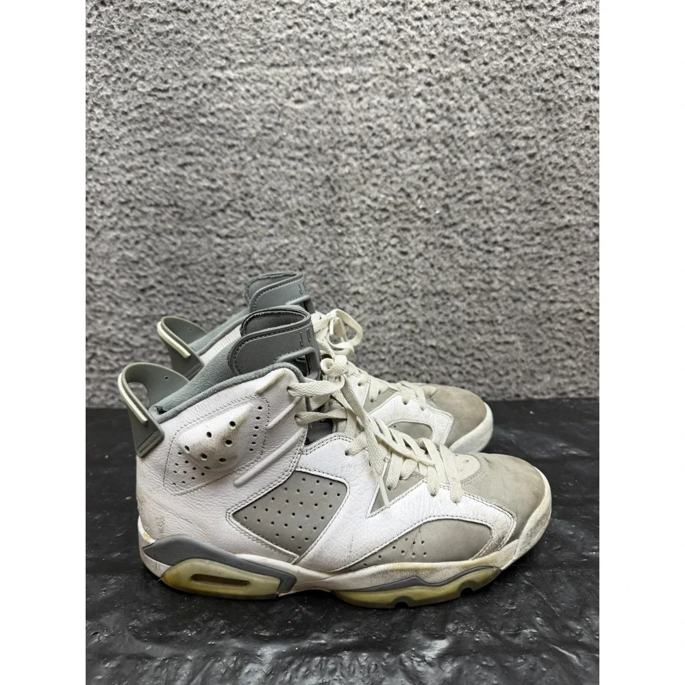 Air Jordan 6 Retro Cool Grey High Top Sneakers CT8529-100 Mens Size 9 US